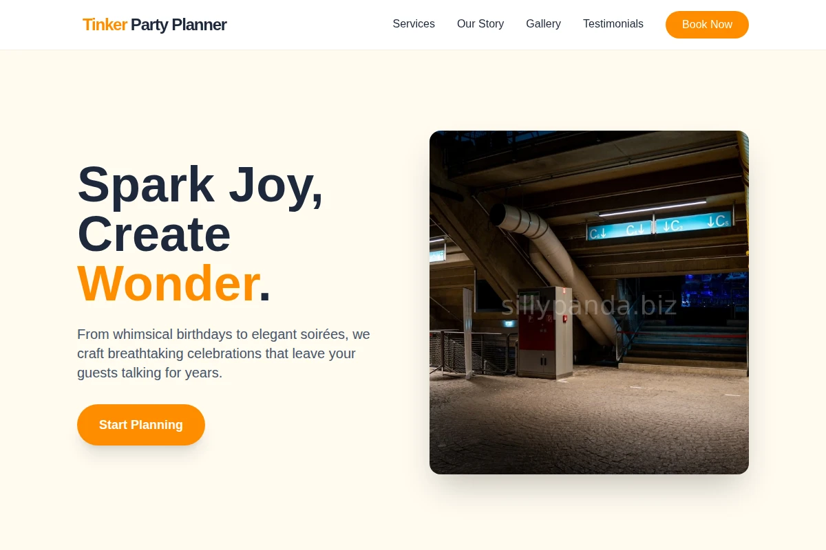 Tinker Party Planner